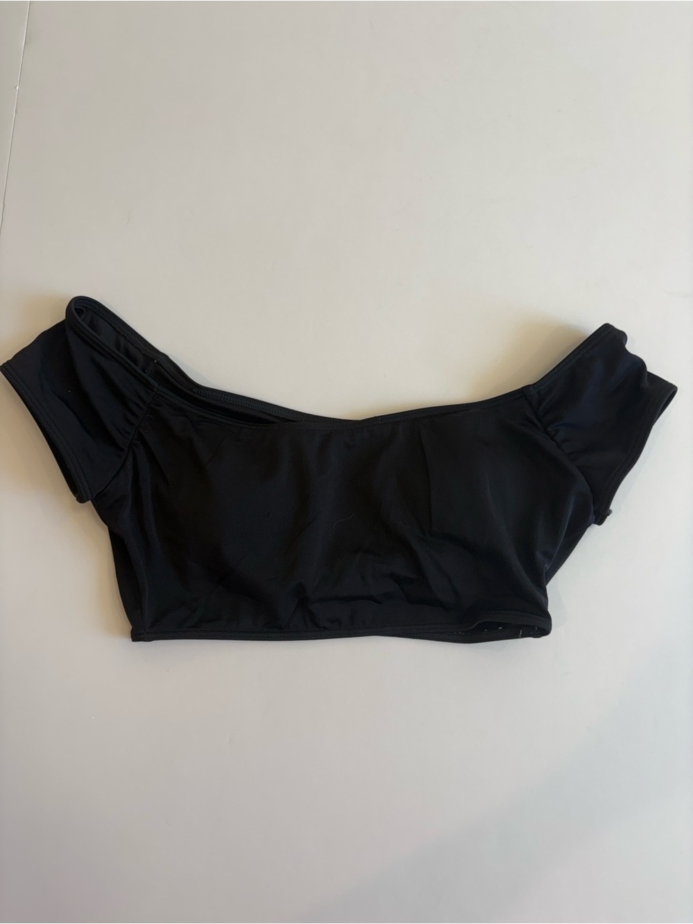 Victoria's Secret Black Off-the-Shoulder Swim Top XS